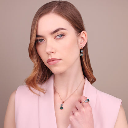 Collana con Pendente in Prisma Gem Tonde Graduate