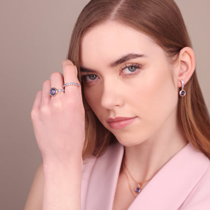 Anello Veretta con Cubic Zirconia