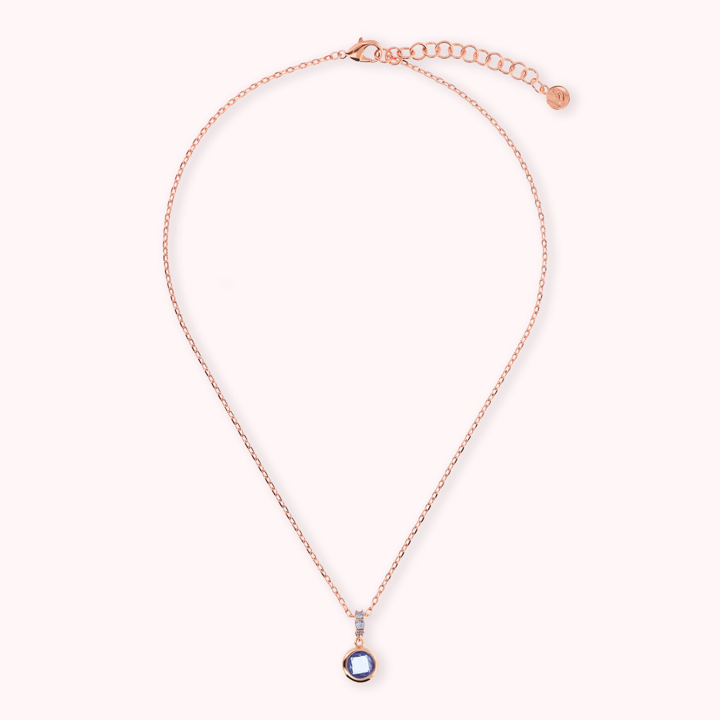 Collier chaîne Forzatina avec pavé et prisme de pierres précieuses rondes