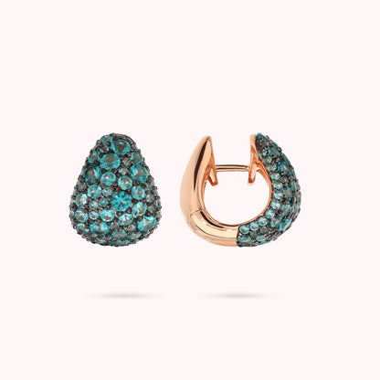 Orecchini a Goccia in Pavé di Cubic Zirconia