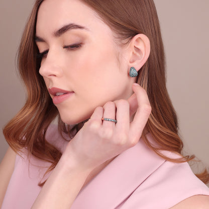 Orecchini a Goccia in Pavé di Cubic Zirconia