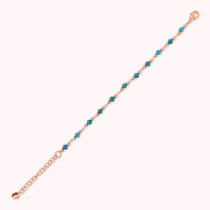 Bracelet chapelet avec pierres naturelles à facettes