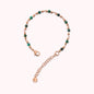 Bracelet chapelet avec pierres naturelles à facettes