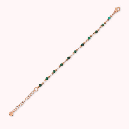 Bracelet chapelet avec pierres naturelles à facettes