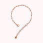 Bracelet chapelet avec pierres naturelles à facettes