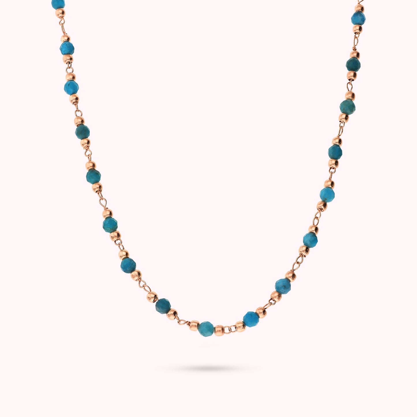 Collana Rosario con Pietre Naturali Sfaccettate