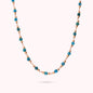 Collana Rosario con Pietre Naturali Sfaccettate