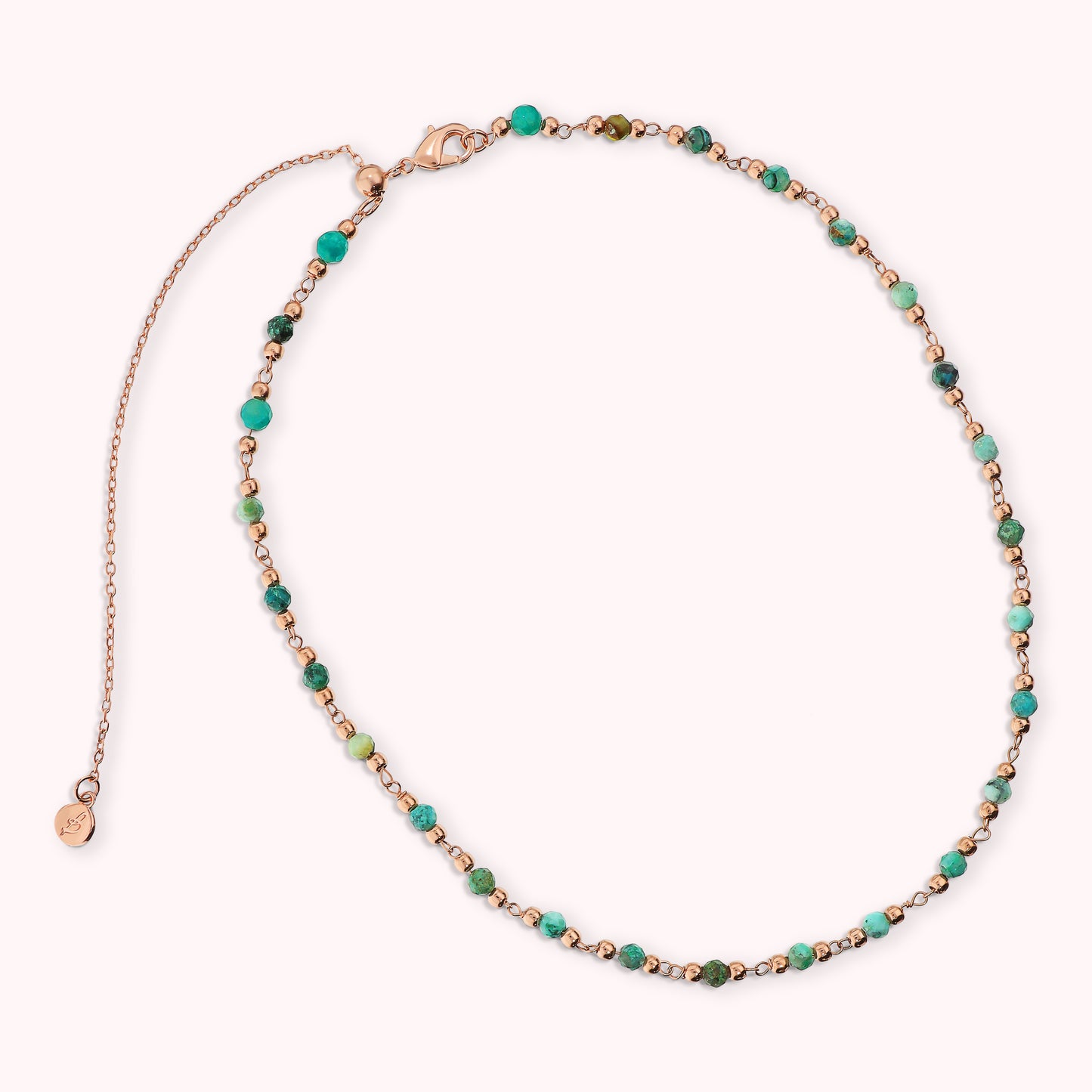 Collana Rosario con Pietre Naturali Sfaccettate
