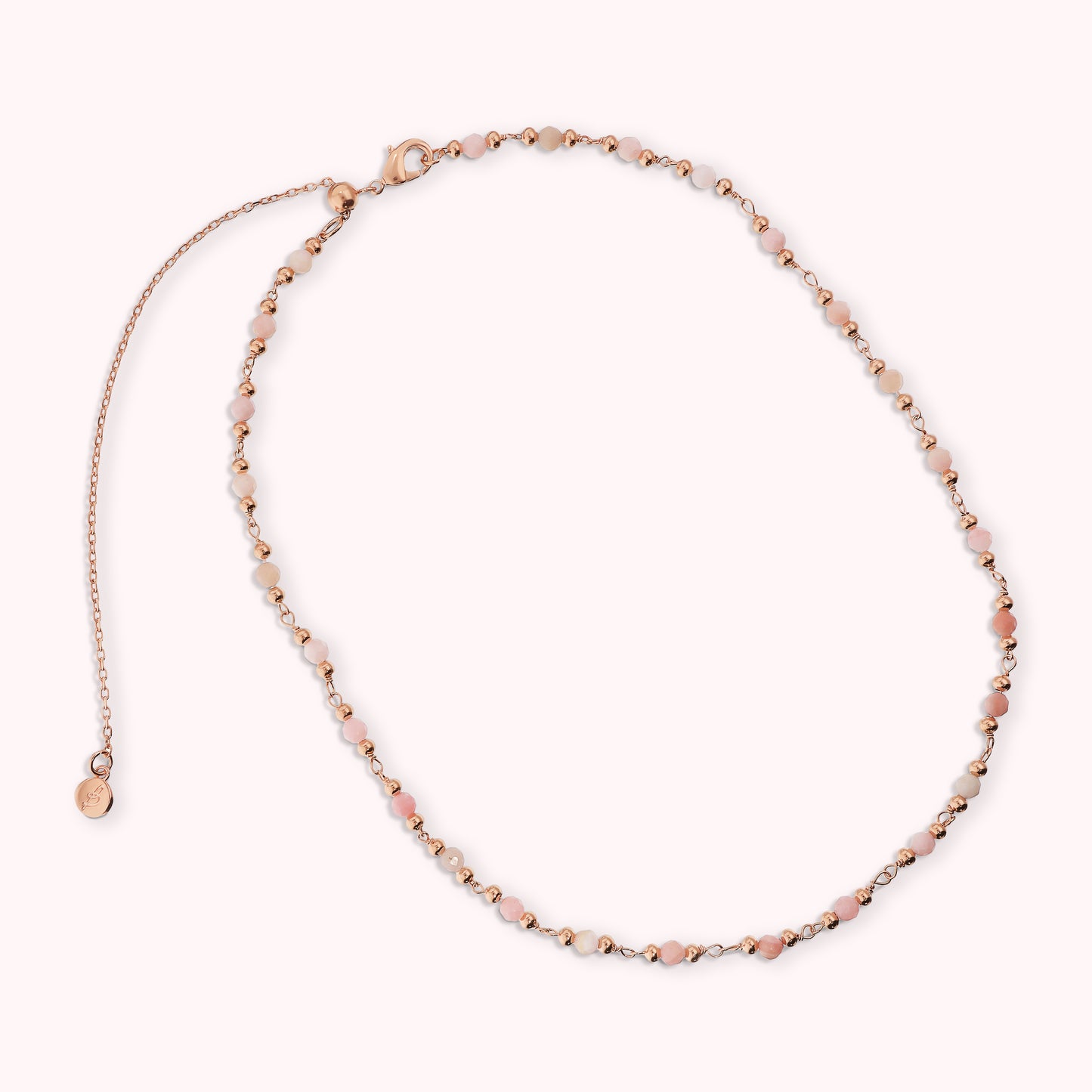 Collana Rosario con Pietre Naturali Sfaccettate