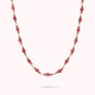 Collana Rosario con Pietre Naturali Sfaccettate