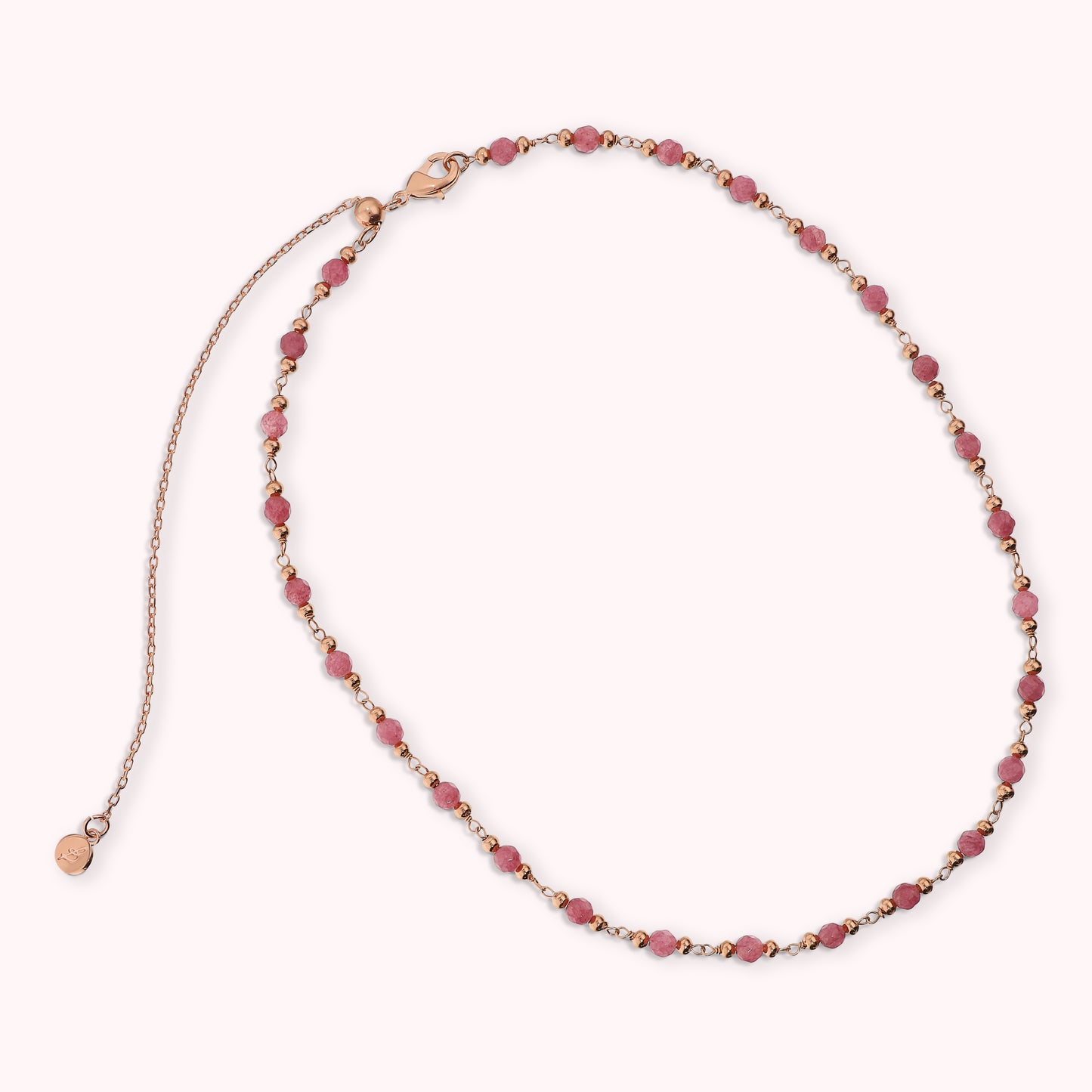Collana Rosario con Pietre Naturali Sfaccettate