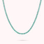 Collana Tennis con Cubic Zirconia Tonde