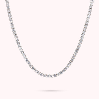 Collana Tennis con Cubic Zirconia Tonde