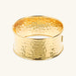 Bracelet rigide à bande martelée