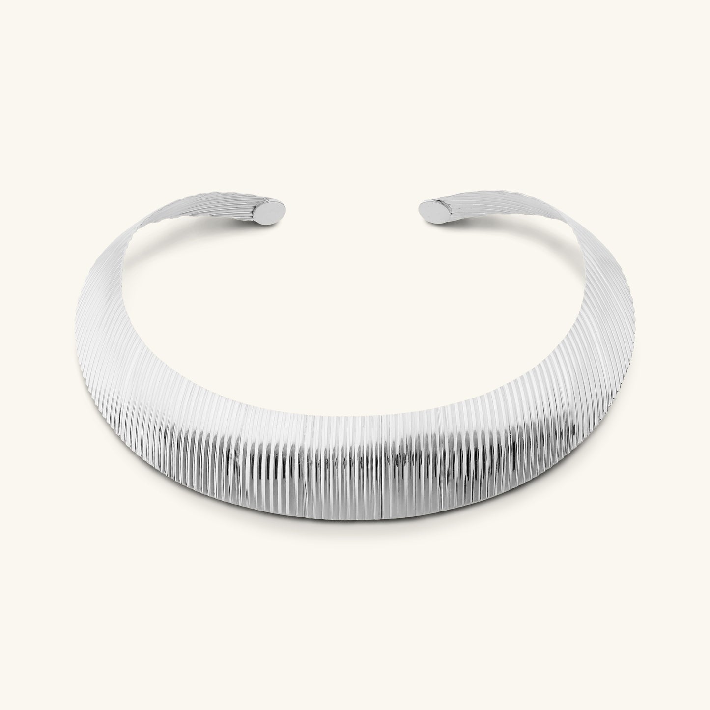 Collana Choker Graduata Texture Rigata