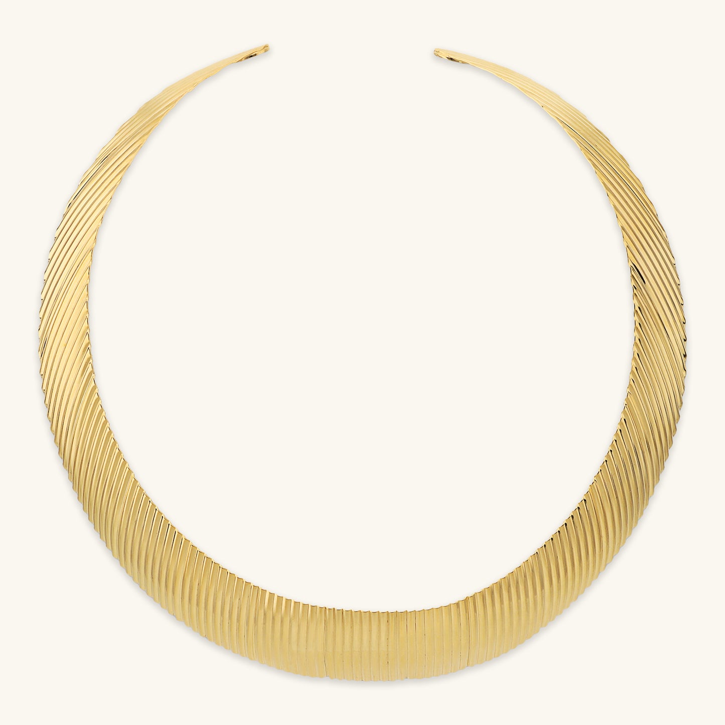 Collana Choker Graduata Texture Rigata