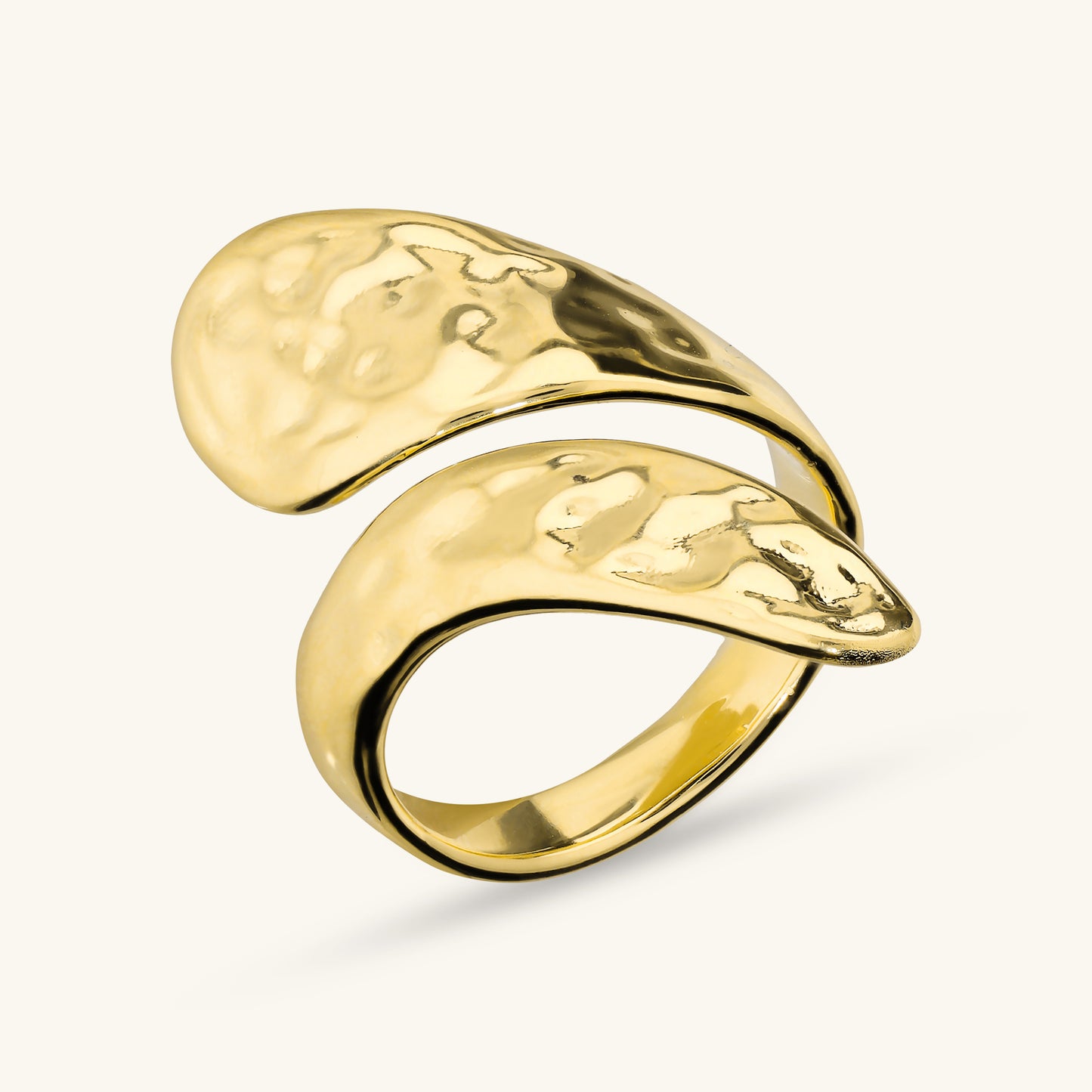 Anello Contrarié Martellato