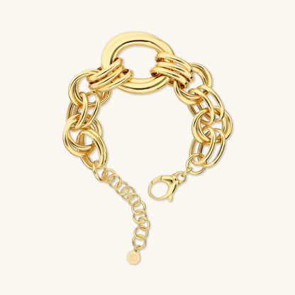 Bracciale Maxi Maglie Ovali a Intreccio
