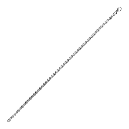 Bracciale Tennis in Oro 375 con Cubic Zirconia