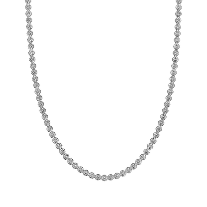 Collana Tennis in Oro 375 con Cubic Zirconia