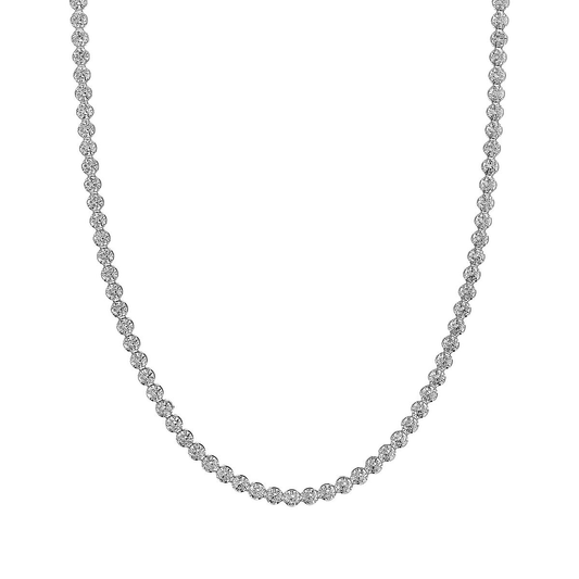 Collana Tennis in Oro 375 con Cubic Zirconia